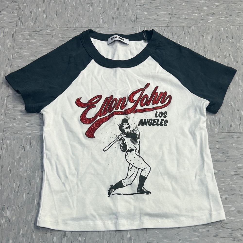 Daydreamer 100% Cotton Elton John Baseball Tee